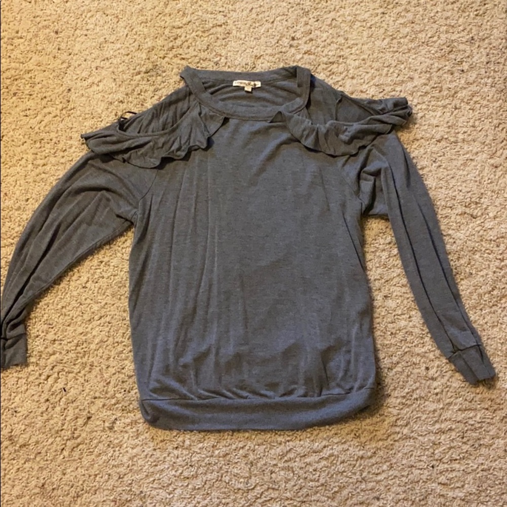Express cold shoulder top
